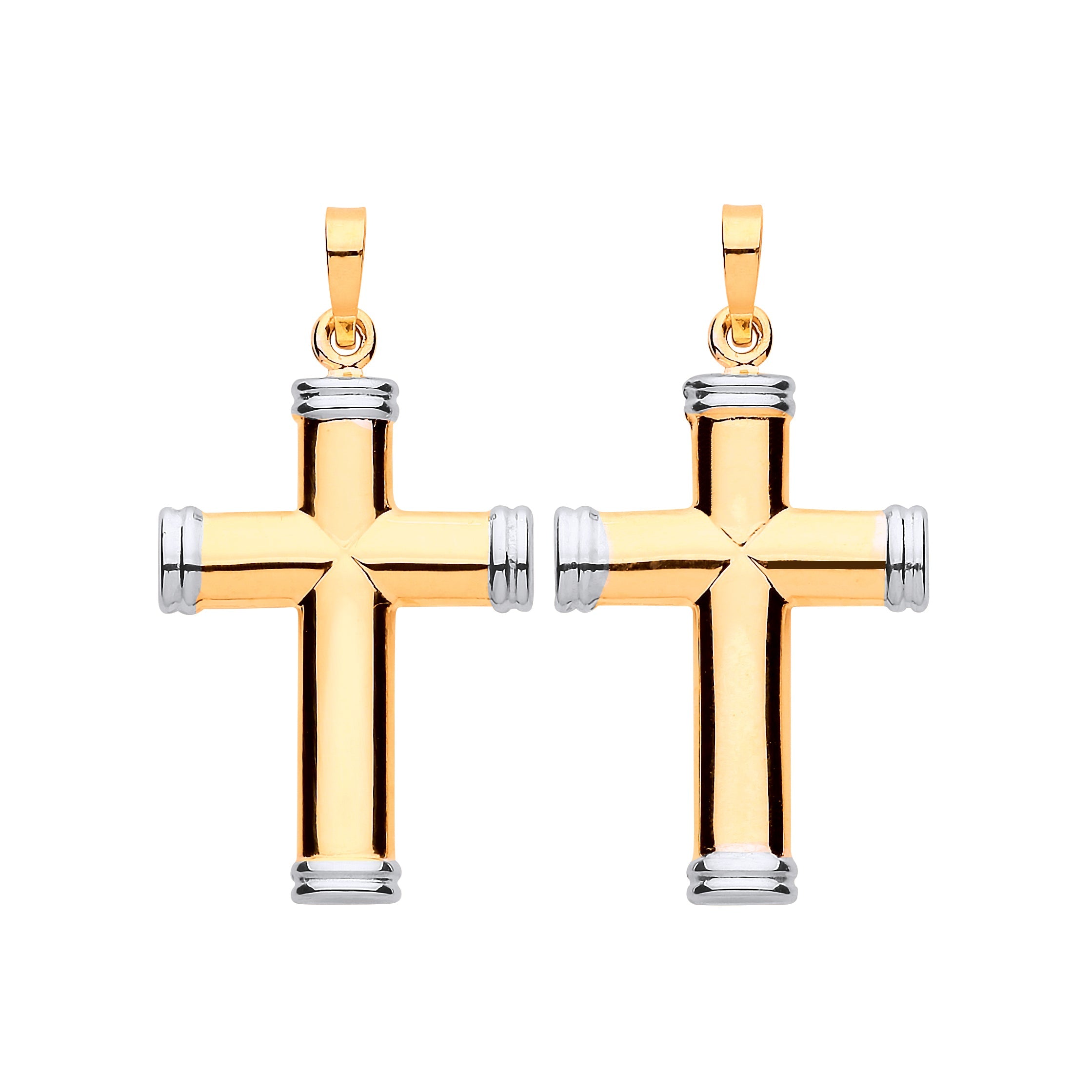 G Hollow Tube Plain Cross - Precise Jewellers