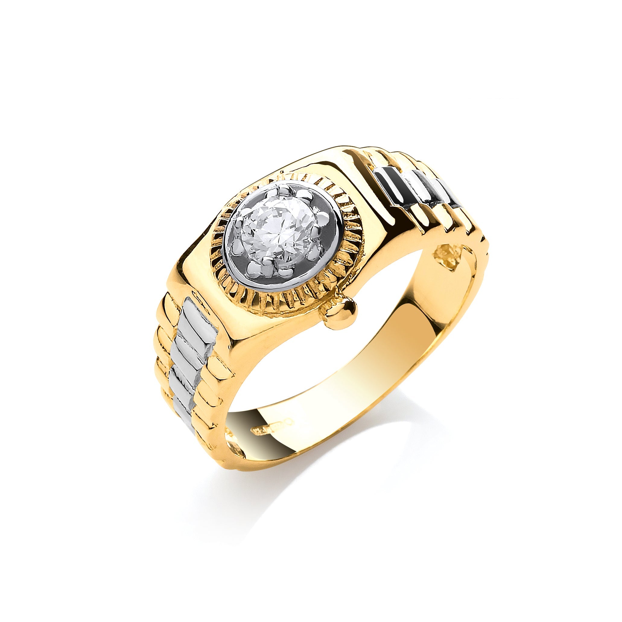 G Gents Cz Ring - Precise Jewellers