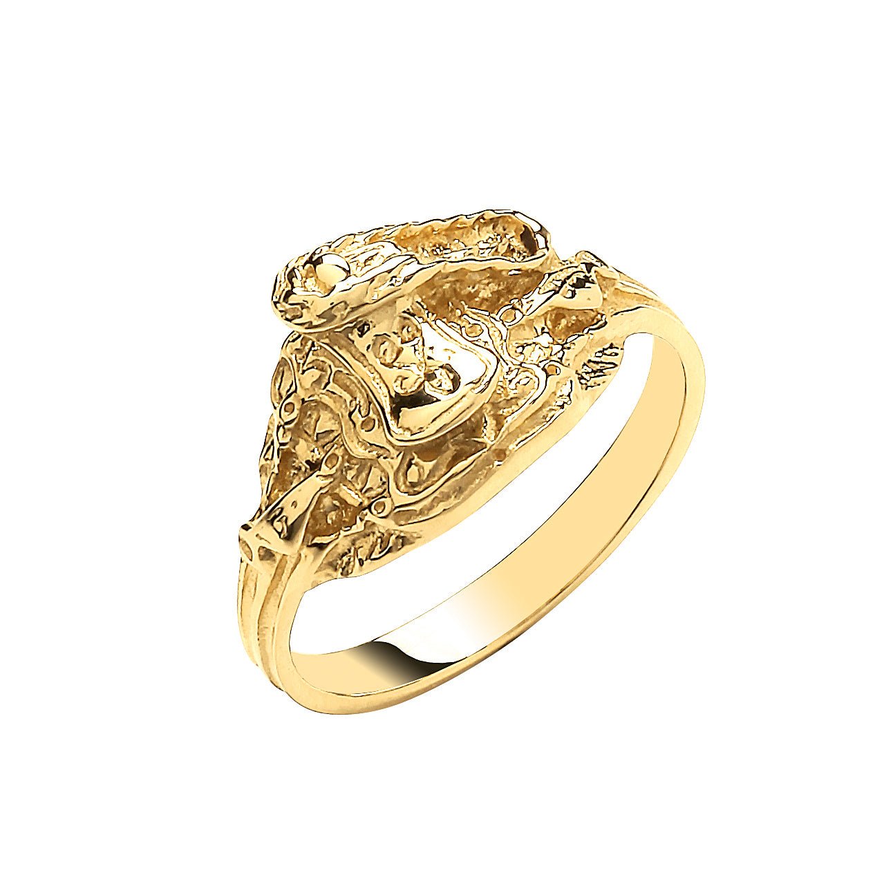 G Oval Plain Locket Ring - Precise Jewellers