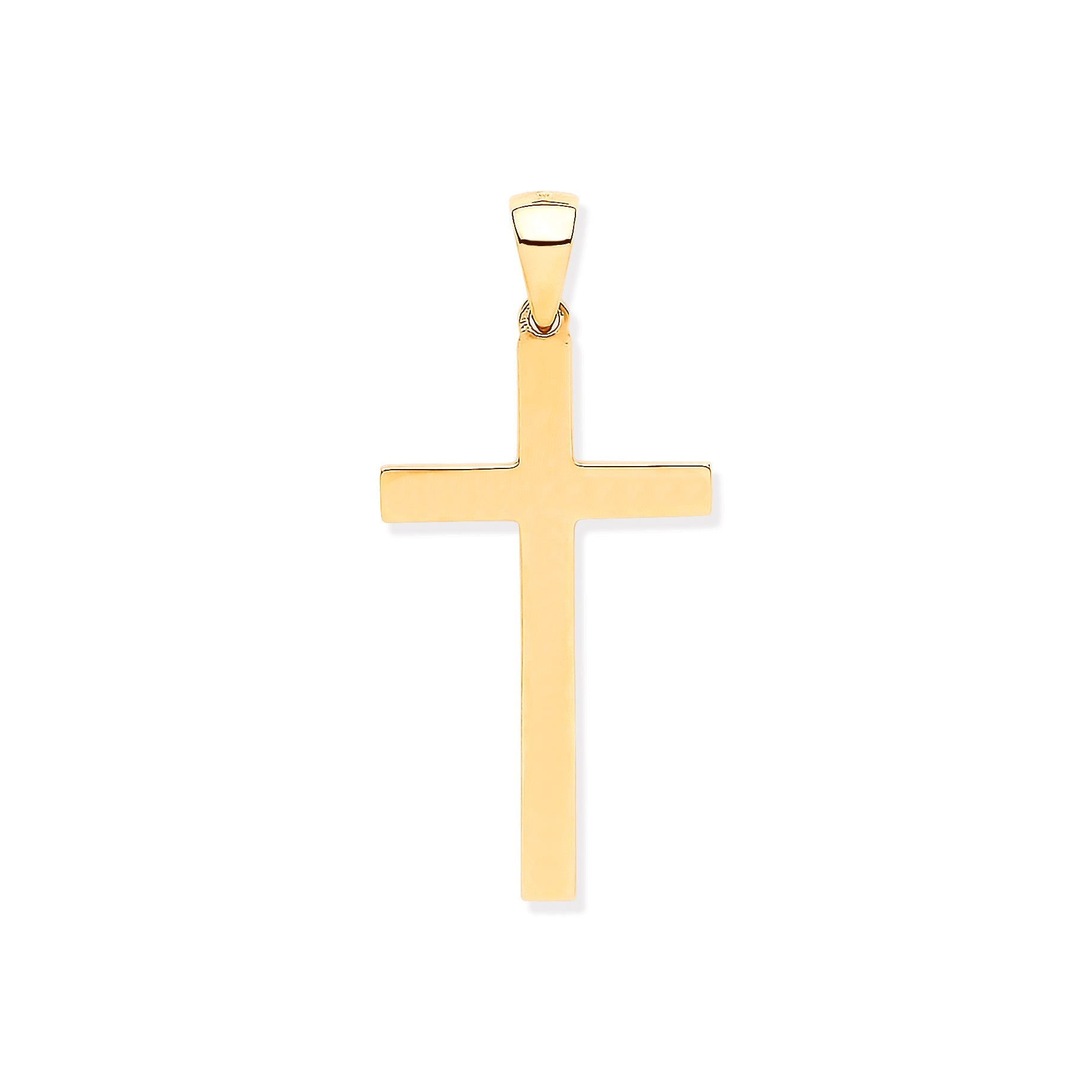 G Solid Plain Cross - Precise Jewellers